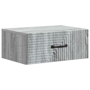 vidaXL Wandbeugel Bedkast Grijs sonoma 49 x 34,5 x 20 cm Bewerkt hout