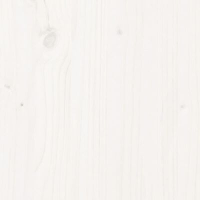 vidaXL Tuinbank 2-zits massief grenenhout wit