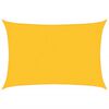 vidaXL Zonnezeil 160 g/m&sup2; rechthoekig 2x3 m HDPE geel
