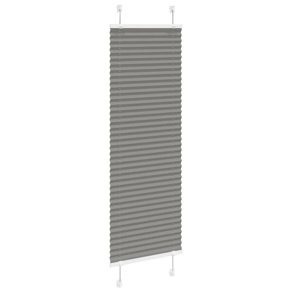 vidaXL Pliss&eacute; rolgordijn 45x100 cm stofbreedte 44,4 cm antraciet
