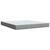 vidaXL Boxspring met matras stof lichtgrijs 180x200 cm