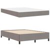 vidaXL Boxspringbed Taupe 140 x 200 cm Stof