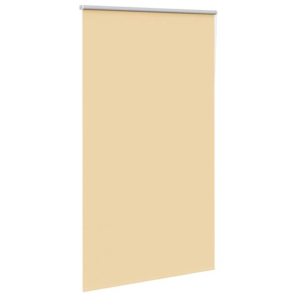 vidaXL Rolgordijn verduisterend 120x210 cm stofbreedte 116,6 cm beige