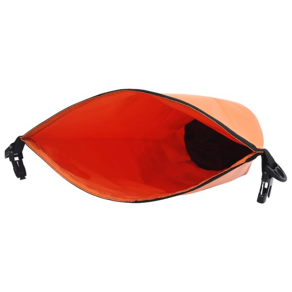 vidaXL Drybag met rits 30 L PVC oranje