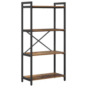 vidaXL Boekenkast 60 x 30 x 120 cm Bewerkt hout Oud hout