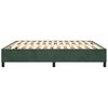 vidaXL Boxspring bed 200x200 cm fluweel donkergroen