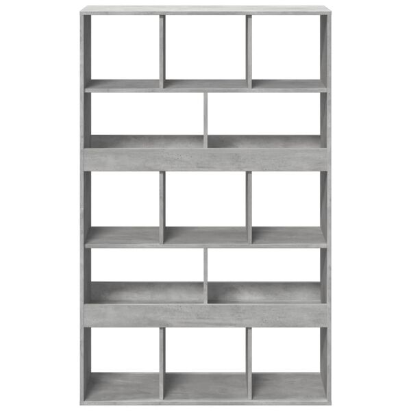 vidaXL Boekenkast 100x33x156,5 cm bewerkt hout betongrijs