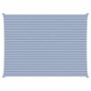vidaXL Zonneschaduwzeil Blauw en Wit 8 x 6 m 100% Polyester Oxford