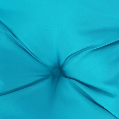 vidaXL Palletkussen 80x80x12 cm stof turquoise