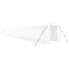 vidaXL Tuinkas met stalen frame 48 m&sup2; 24x2x2 m wit