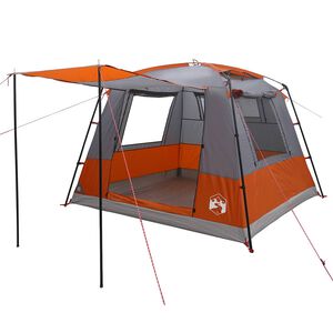 vidaXL Partytent 10-persoons Grijs en Oranje