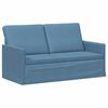 vidaXL 2-zits bank Blauw 150 x 81 x 82 cm Katoen Stof