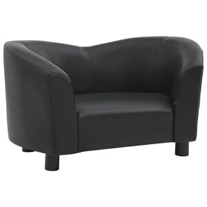 vidaXL Hondenbank 67x41x39 cm kunstleer zwart