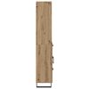 vidaXL Hoge kast Artisan Eiken 69,5 x 34 x 180 cm Bewerkt hout