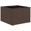vidaXL 12-delige Loungeset met kussens poly rattan bruin