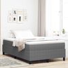 vidaXL Platform bedframe Lichtgrijs 120 x 190 cm Stof