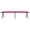 vidaXL Opvouwbaar Camping Bed Rood 210 x 80 x 46 cm Oxford stof