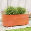 vidaXL Plantenbak 110x40x49,5 cm massief grenenhout wasbruin