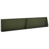 vidaXL Keerwand 2 st 100 x 12 x 30 cm Staal Olijfgroen