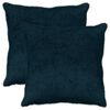 vidaXL Kussensloop 2 st HEERLEN Marineblauw 70 x 70 cm