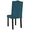 vidaXL Eetkamerstoelen 6 st fluweel blauw