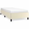 vidaXL Bedframe kunstleer cr&egrave;mekleurig 80x200 cm