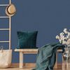 DUTCH WALLCOVERINGS Behang effen donkerblauw