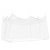 vidaXL Tuin Muggen Net 220 mesh Wit 3 x 4,5 x 2,5 m Polyester