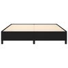vidaXL Bedframe zonder matras stof zwart 180x200 cm