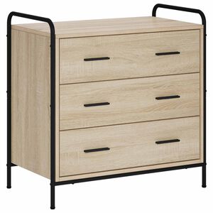 vidaXL Ladenkast Sonoma Eiken 70 x 39,5 x 71 cm Bewerkt hout