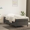 vidaXL Boxspring bed 100x200 cm fluweel donkergrijs