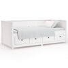 vidaXL Slaapbank zonder matras 75x190 cm massief grenenhout wit