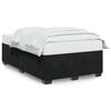vidaXL Bedframe zonder matras 120x190 cm fluweel zwart