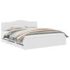 vidaXL Bedframe met lade met opslag Wit 180 x 200 cm Ingenieurshout