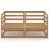 vidaXL Tuinbank 2-zits massief grenenhout honingbruin