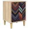 vidaXL Nachtkastje OMMEN Sonoma Eiken 36 x 33 x 50 cm Bewerkt hout