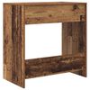 vidaXL Bureau met lade Oud Hout 77.5 x 43 x 79 cm Bewerkt hout