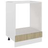 vidaXL Ovenkast Lyon 60x46x81,5 cm bewerkt hout sonoma eikenkleurig
