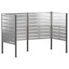 vidaXL Afvalcontainer scherm 167 x 85 x 113 cm Gegalvaniseerd staal