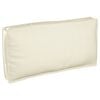vidaXL Kussen Cr&egrave;me 120 x 60 x 12 cm Oxford Stof