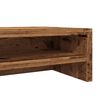 vidaXL Monitorstandaard 100x24x13 cm bewerkt hout oud houtkleurig
