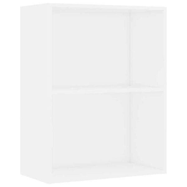 vidaXL Boekenkast 60x30x76,5 cm bewerkt hout wit