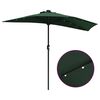 vidaXL Tuinparasol Groen 294 x 150 x 223 cm Stof