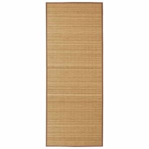 vidaXL Tapijt rechthoekig 150x200 cm bamboe bruin