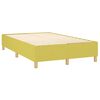 vidaXL Boxspring met matras en LED stof groen 120x200 cm