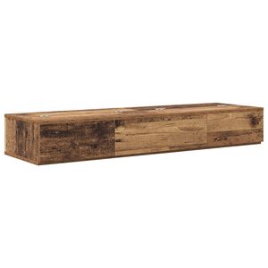 vidaXL studiobureau Oud hout 152 x 40 x 19,5 cm Bewerkt hout