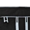 vidaXL Kledingkast opvouwbaar 110x45x175 cm zwart