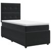 vidaXL Boxspringbed met matras Zwart 80 x 200 cm Fluweel