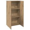 vidaXL Kantoorkast met plank Oudhout 60 x 32 x 115 cm Bewerkt hout