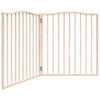 vidaXL Hondenhek inklapbaar 2 panelen 160 cm populierenhout